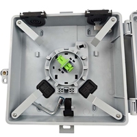 Caja de Distribución de Fibra Óptica NAP FIBERVISION Ti01F FTTH, Caja Terminal de Fibra, Divisor ODB, Conectores SC/LC/FC/ST, PC+ABS