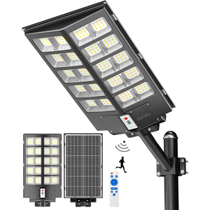 500W/1000W/1500W High Lumen <b>LED</b> IP65 ABS <b>Motion</b> <b>Sensor</b> Solar Powered Waterproof Road Security Outdoor Street <b>Light</b> Plastic - Product Image 1