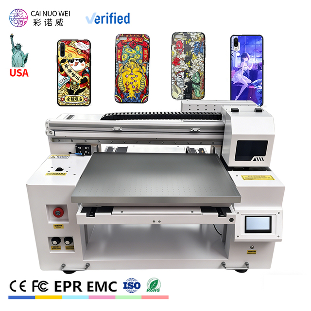 6050 Multi-function  UV Flatbed Printer for Small Batch Print on Phone Case Glass Tumbler Metal Logo Customize Gift