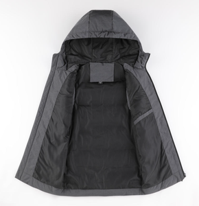 Chaleco informal de alta calidad para hombre, para otoño e invierno, con capucha, sin mangas, grueso y cálido, con bolsillos. - Product Image 6