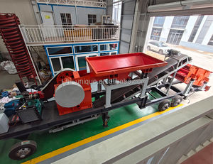 Diseño especial para la minería Planta de trituración de mandíbula móvil con trituradora de impacto de cono de mandíbula y trituradora de piedra de pantalla vibratoria - Product Image 5