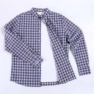 Cina produttore all'ingrosso Delux uomo in cotone scozzese da uomo camicia Oxford a maniche lunghe - Product Image 5