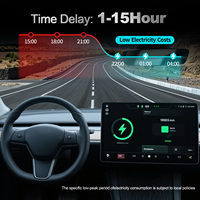 Chargeur EV portable 3,6 kW 16A 1P Type 2 ICE 62192-2 pour la recharge des véhicules électriques européens IP66 Contrôle par application Tuya avec prise d'alimentation SCHUKO