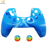 Accessoires de jeu tendance 2026 : Housse de protection souple en silicone camouflage anti-poussière pour manette Pro 1 To