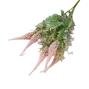 Ramo de Hierba de Arroz Artificial de Cinco Ramas, 30cm-100cm, Decoración de Boda de Plástico - Product Image 5