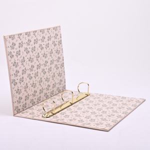 Classeur à anneaux en lin avec logo personnalisé, couverture rigide, format A4, <span class=keywords><strong>album</strong></span> photo pour documents, souvenirs, mariage et classement personnel - Product Image 2