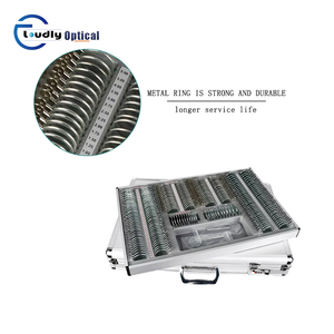 Juego de instrumentos de Optometría de alta calidad, estuche para lentes de prueba de 232 piezas con borde de Metal de Color, piezas - Product Image 6