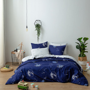 Nhà dệt sang trọng ba mảnh bộ đồ giường đặt hiện đại in Quilt Cover <span class=keywords><strong>Twin</strong></span>/Vua Kích thước sang trọng Duvet cover - Product Image 2