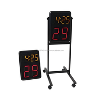 Temporizador Electrónico Universal para Competencias Deportivas 0-99s, Pantalla LED Digital, Batería Integrada, Control Remoto Inalámbrico