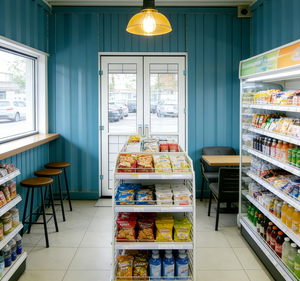 Negozio Modulare in Container di Alta Qualità per Bar Commerciale, Installazione Rapida, Casa Prefabbricata di Lusso su Ruote 20ft 40ft Ray-Zen - Product Image 3