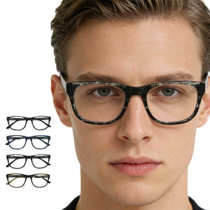 Montures <span class=keywords><strong>de</strong></span> lunettes optiques carrées <span class=keywords><strong>de</strong></span> qualité supérieure, montures complètes, lunettes <span class=keywords><strong>de</strong></span> <span class=keywords><strong>vue</strong></span> pour hommes, lunettes optiques <span class=keywords><strong>de</strong></span> fabrication d'usine - Product Image 1