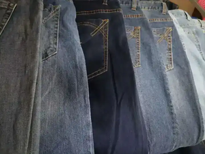 YFluck Inventory Clothing Brand Gebrauchte Kleidung Herren Jungen Jeans Super Low Price Inventar Marke Denim Jeans Skinny Straight Pants - Product Image 6