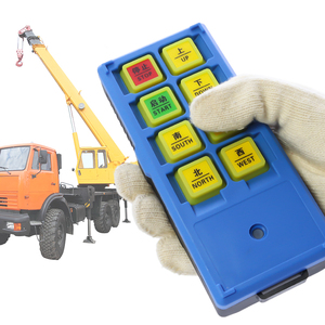 Manufacturer strong penetration 6 buttons hoist crane lifting industrial wireless radio <b>remote</b> control - Product Image 1