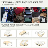 Boîte d'expédition en carton ondulé pliable en gros, personnalisable avec impression couleur et logo sur mesure