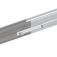 Aksesoris Pemasangan Panel Surya Aluminium Sistem PV Surya, Kit Sambungan Profil, Konektor Rel Surya