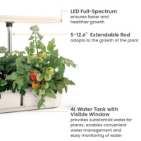 HGS01-2CD système de jardin intelligent d'intérieur pour la maison avec panneau de commande avancé Kit de système d'éclairage LED pour la culture hydroponique des plantes aromatiques