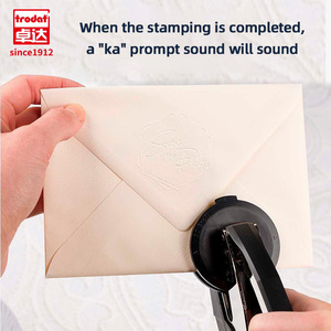 High Quality Trodat Custom Embossed <strong>Roller</strong> <strong>Stamp</strong> Plastic Self-Inking Seal for Decoration - Product Image 4