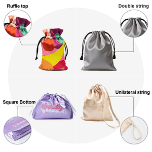 Tùy chỉnh <span class=keywords><strong>satin</strong></span> dây rút túi với Ribbon xử lý và mẫu thư <span class=keywords><strong>satin</strong></span> dây rút túi với biểu tượng tùy chỉnh - Product Image 5