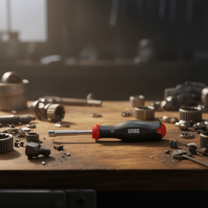 Llave hexagonal de 298 mm de longitud con mango rojo para uso de precisión - Product Image 3