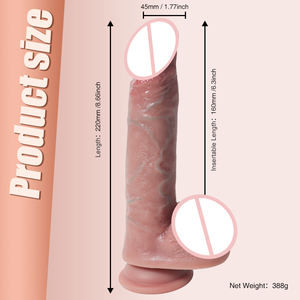 Mainan seks <span class=keywords><strong>Penis</strong></span> simulasi masturbasi wanita bebas genggam dengan cangkir hisap lembut realistis untuk pria dan wanita konsol - Product Image 6