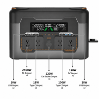 Groupe électrogène solaire pour la maison, 300W-5120W, avec panneau solaire monocristallin pliable