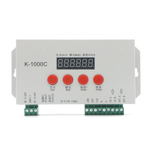 Contrôleur RGB K-1000C pleine couleur DC 5-24V pour pixels LED WS2801 WS2811 WS2812B LPD6803 T1000S avec carte SD pour le contrôle des lumières - Product Image 1