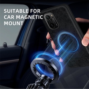 Custodia magnetica per telefono cellulare in pelle PU per Xiaomi Redmi K40 Pro / 11X Pro 11i/po <span class=keywords><strong>F3</strong></span> opaca copertura ricarica Wireless All-inclusive - Product Image 4