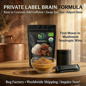 NuCoreBio USDA EU Orgánico, Extracto <span class=keywords><strong>de</strong></span> Hongos 14 en 1 en Polvo con Antocianina y Proteína, Extracto Acuoso <span class=keywords><strong>de</strong></span> Grado Alimenticio, 90g, OEM ODM - Product Image 6