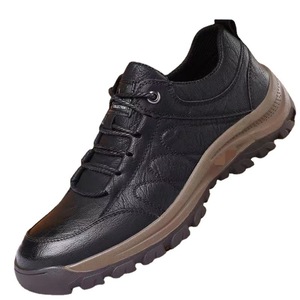 Calzado Deportivo para Hombre de Talla Grande, Comercio Exterior Transfronterizo, Puntera de Cuero, Suela Gruesa Antideslizante, Transpirable, con Cierre de Cordones - Product Image 5