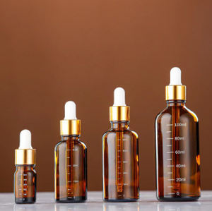 Botella de Vidrio Ecológica para Aceites Esenciales, Personalizable al por Mayor, en Azul, Verde y Marrón, de <span class=keywords><strong>Cinco</strong></span>, Cincuenta, Treinta y Cien Mililitros, con Gotero - Product Image 3