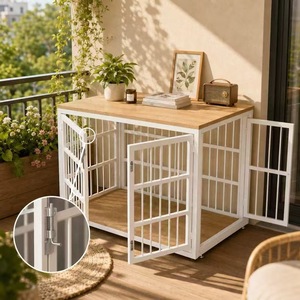 Jaula para Perros de Hierro, Directo de Fábrica, para Perros Grandes y Medianos, Transpirable, para <span class=keywords><strong>Maltipoo</strong></span>/Labrador - Product Image 4