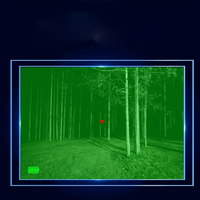 Kacamata Penglihatan Malam Optik LUXUN PVS18 1X32 Teropong Digital Inframerah untuk Berburu Penglihatan Malam Hari Visibilitas Malam Tinggi