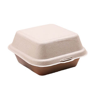 Compartiment biodégradable pour récipient alimentaire en bagasse de canne à sucre, compostable au micro-ondes en gros étanche pour restaurant - Product Image 2