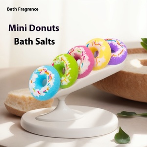Boules de sel de <span class=keywords><strong>bain</strong></span> pour le nettoyage de la peau, bonbons créatifs, style beignet, pour les enfants, utilisation transfrontalière - Product Image 2