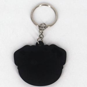 Customization Low MOQ Soft PVC Rubber Keychain Cute Creative Animal Cartoon Keychain Custom Design with Metal <b>Ring</b> - Product Image 3