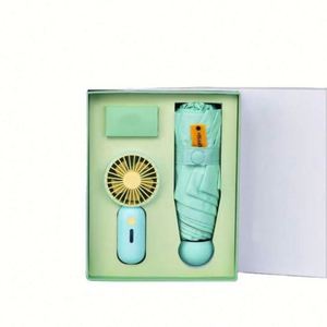Recuerdos de Boda de Verano, Lujoso y Exquisito Set de Regalo con Mini Abanico de Papel Impreso Digitalmente, Multiusos para Invitados, Fiestas de Cumpleaños - Product Image 1