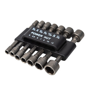 ZHCY Power Nut Socket Set 3-12mm 1/4 1/2 In Drive Extended Automotive Repair Tools - Product Image 1