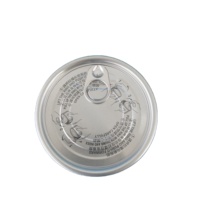 Couvercle facile à ouvrir en aluminium de 65 mm pour boîtes en aluminium / boîtes de conserve / pots en plastique