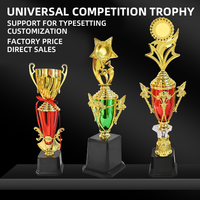 Football Trophée École Formation Football Match Creative Trophée Commémoratif Logo Imprimable