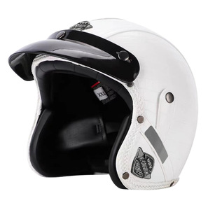 <span class=keywords><strong>Prix</strong></span> usine nouveau rétro demi-visage casque de moto ABS matériel Style vintage avec la certification 3C - Product Image 5