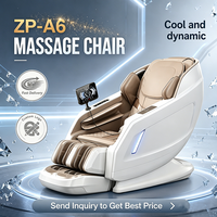 Fauteuil de massage de luxe 2026 Double SL Track 4D AI intelligent, corps entier, zéro gravité, inclinable, Bluetooth, certification CE, cuir PU