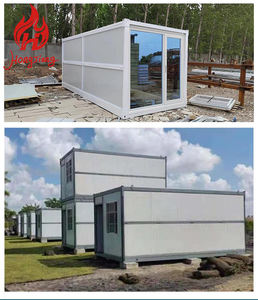 บ้านสำเร็จรูปขนาดเล็กแบบพกพาเคลื่อนย้ายได้ สำหรับสวน สำนักงาน บ้านพักคนงาน โรงแรม โรงเรียน ทำจากเหล็กพับได้ - Product Image 4