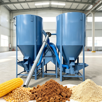 Broyeur-mélangeur vertical auto-amorçant, équipement spécial pour la ligne de production d'aliments pour animaux