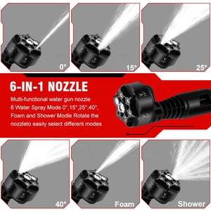 3500w autolavaggio ricaricabile senza fili pistola ad acqua <span class=keywords><strong>3</strong></span> ingranaggi ad alta pressione aspiratore autolavaggio strumenti per Makita 18v batteria - Product Image 2