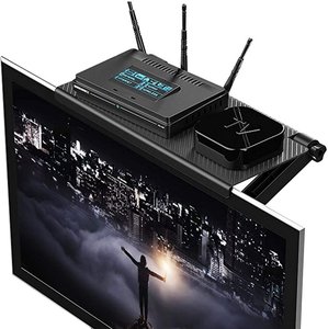 Estante de pantalla sólida de plataforma ancha, montaje ajustable, Monitor de <span class=keywords><strong>PC</strong></span> de escritorio utilizado para colocar cables, altavoces, <span class=keywords><strong>Apple</strong></span> <span class=keywords><strong>TV</strong></span>, Playstation, Camer - Product Image 2