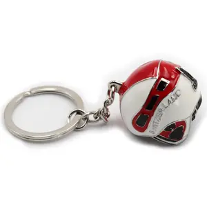 Metal Switzerland Baseball Ice Hockey Skiing Helmet Keychain