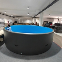 Piscine hors sol gonflable de 5 m de diamètre, profondeur 1,5 m, piscine ronde pour la famille, baignade estivale
