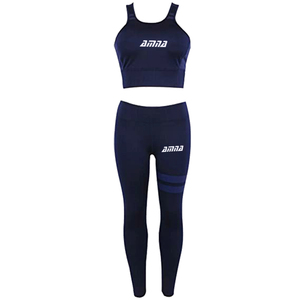 Wholesale Women Sport Bra and Yoga Pants <b>Set</b> Fitness High Waist Gym Wear - Product Image 6