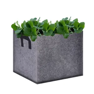 Tuin Grote Kwekerij Niet-geweven Stof Pot Plant Planter Grow Bag Met Handvat Bloempot Voor Thuis