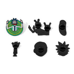 เข็มกลัดโลหะเคลือบลายการ์ตูนริคแอนด์มอร์ตี้ สไตล์ยุโรป-อเมริกัน สำหรับติดเสื้อผ้าและกระเป๋าเป้ - Product Image 5